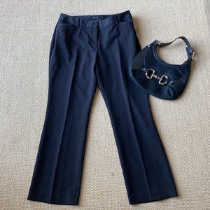 Worthington  Black Curvy Fit Straight Trousers 12 Short NWT